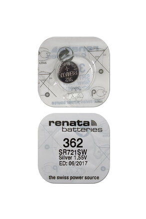 RENATA SR721SW  362 (0%Hg), упак. 10 шт