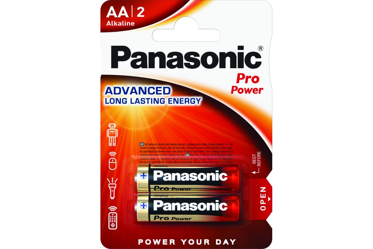 Panasonic Pro Power LR6PPG/2BP LR6 BL2