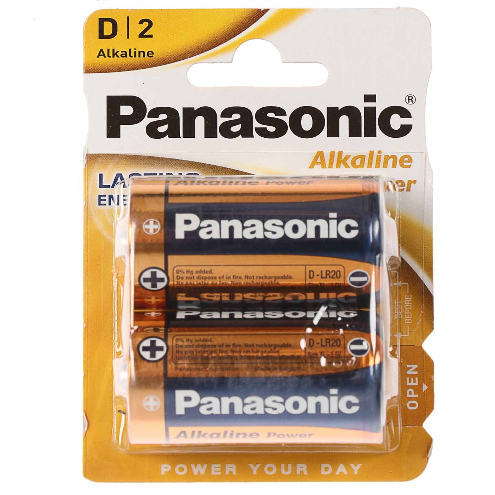 Panasonic Alkaline Power LR20APB/2BP LR20 BL2