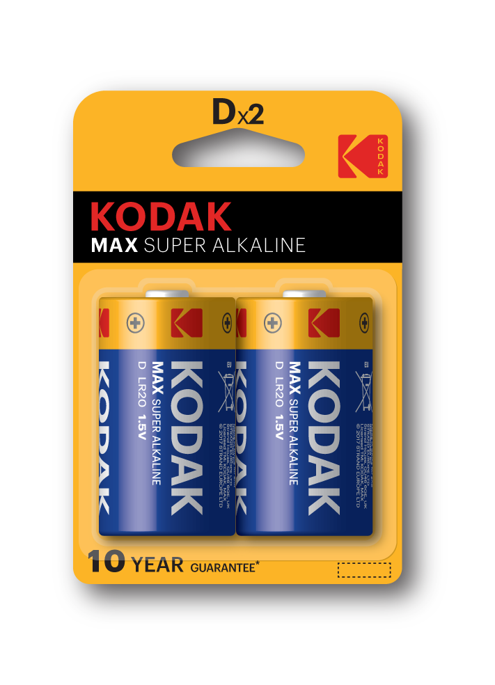 Kodak MAX Super Alkaline LR20 BL2