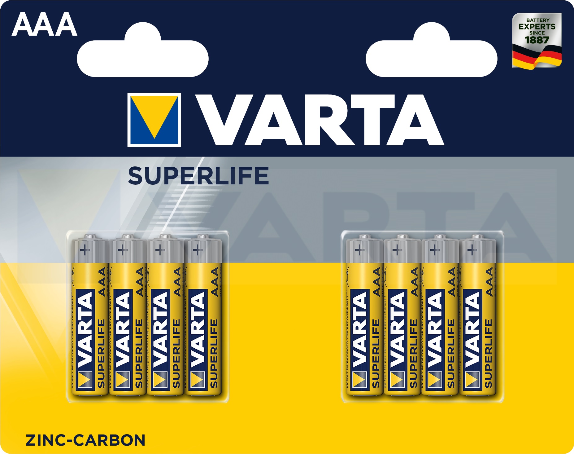 Батарейка VARTA SUPERLIFE AAA бл. 8