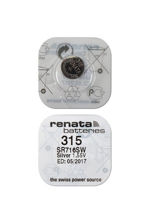 RENATA SR716SW  315 (0%Hg), упак. 10 шт
