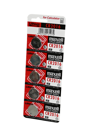 Батарейки MAXELL Lithium Battery CR2016 BL5(блистер 5шт)