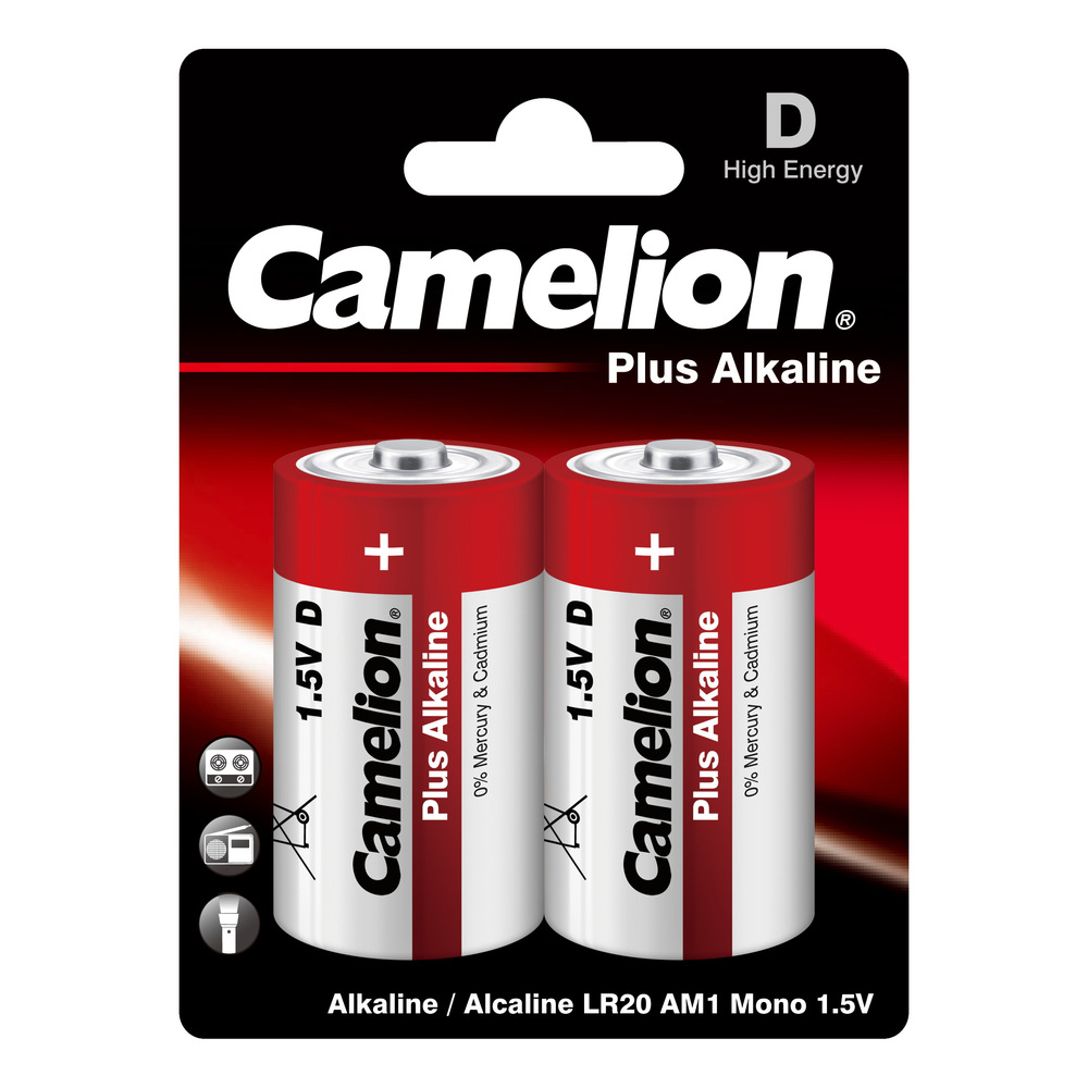 Camelion Plus Alkaline LR20-BP2 LR20 BL2