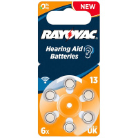 Батарейки для слуховых аппаратов RAYOVAC ACOUSTIC SPECIAL 13 BL8 (блистер 8шт)