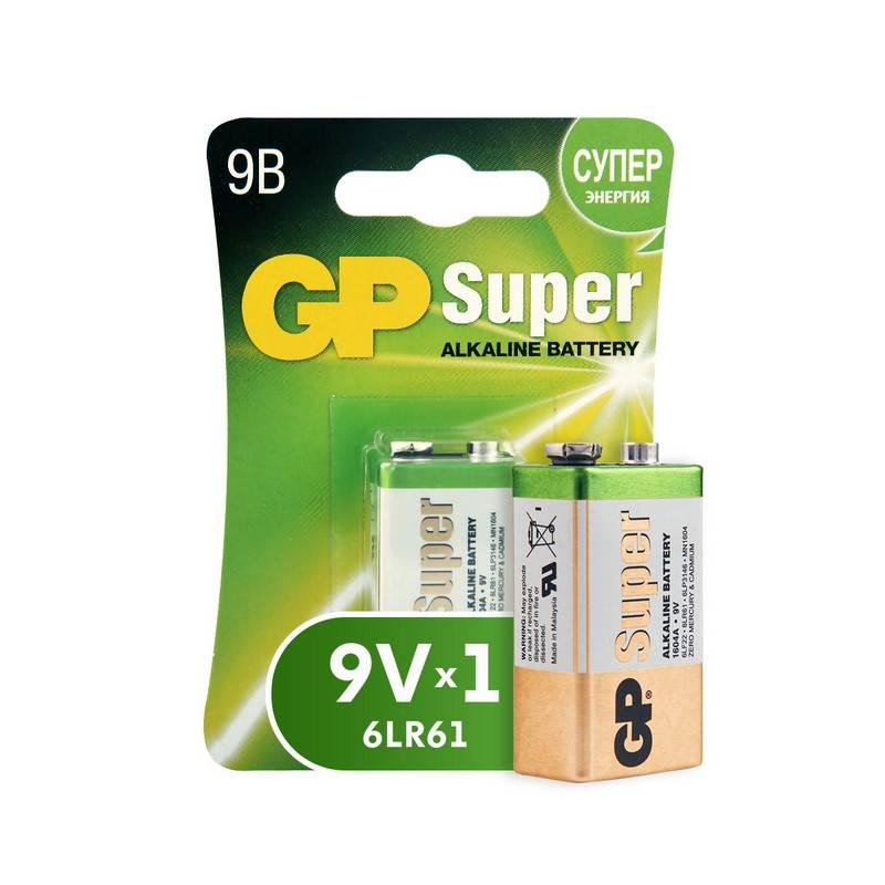 GP Super 1604A-CR1 6LR61 BL1