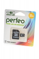 PERFEO microSD 32GB High-Capacity (Class 10) с адаптером BL1