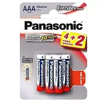 Panasonic Everyday Power LR03EPS/6BP 4+2F LR03 4+2шт BL6