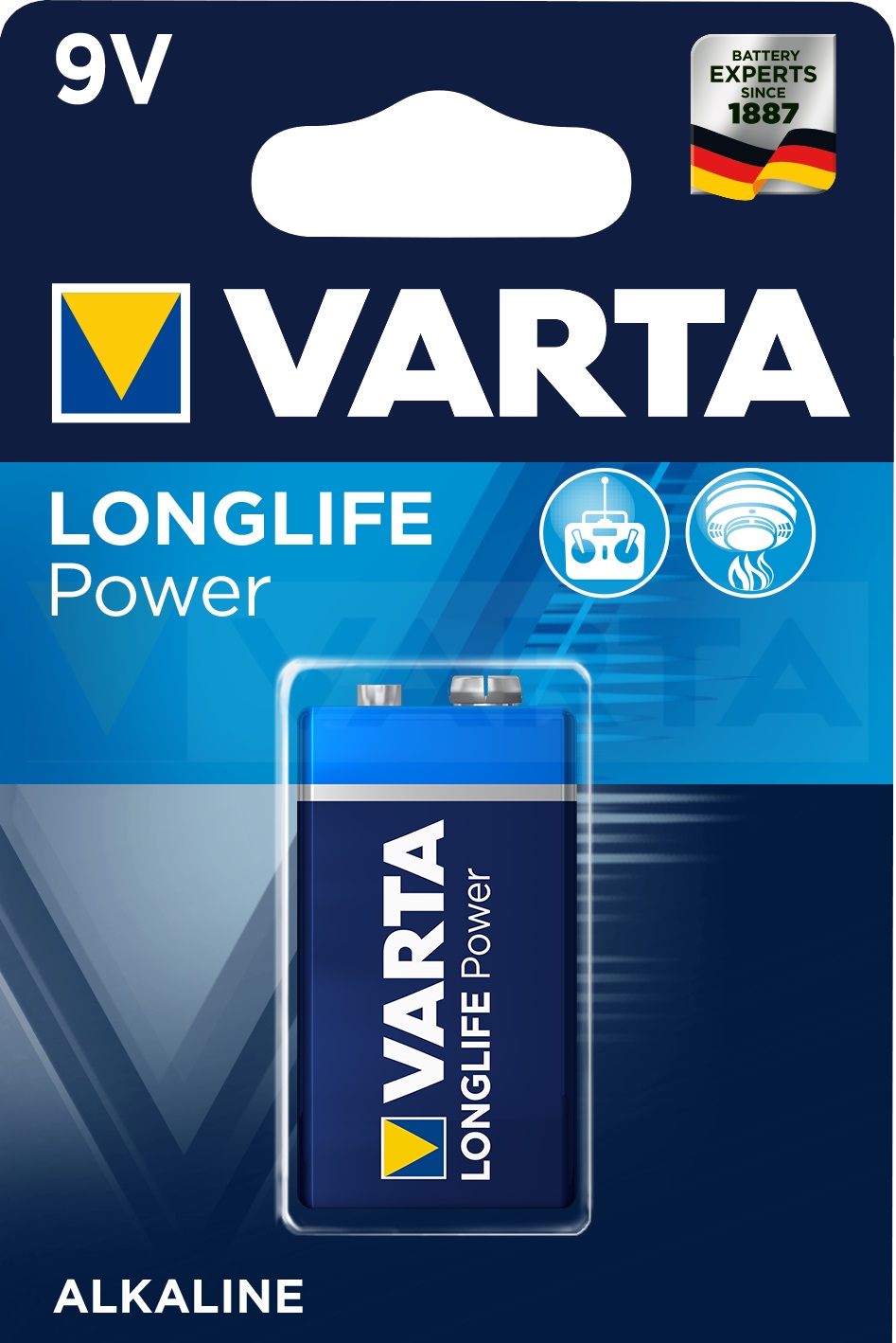 Батарейка VARTA LONGL. POWER 9V бл. 1 