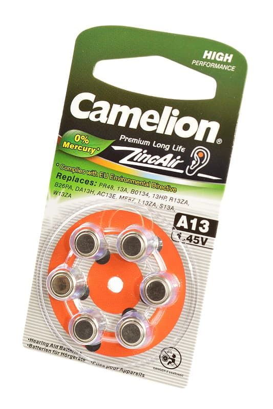 Camelion Zinc-Air A13-BP6 (0%Hg) BL6