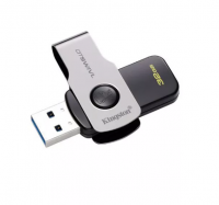 KINGSTON USB 3.1/3.0/2.0  32GB  DataTraveler  SWIVL металл с черным BL1