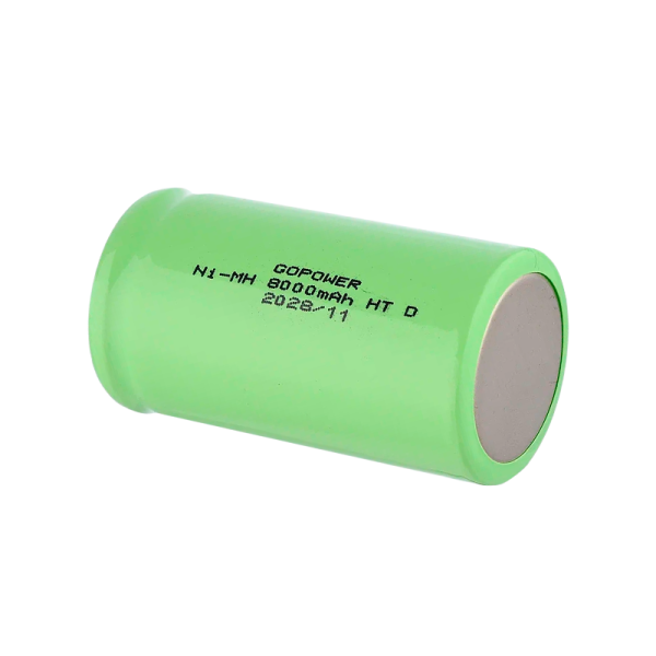 Аккумулятор бытовой GoPower HR20 D NI-MH 8000mAh высокотемпературный (1/10/120)