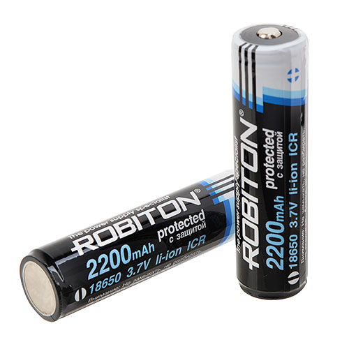 ROBITON 2.2/Li18650 (Samsung ICR18650) с защитой PK1