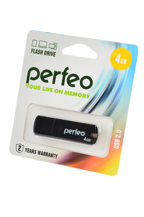 PERFEO PF-C05B004 USB 4GB черный BL1