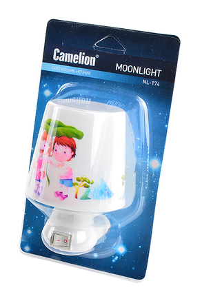 Camelion NL-174 \"Лампа\" ночник с выключателем, 3LED BL1