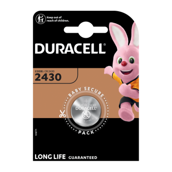Батарейки DURACELL CR2430 BL1 (блистер 1шт)