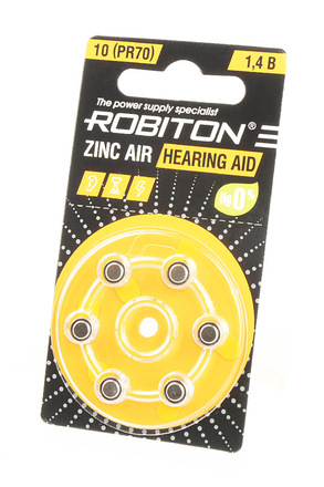 ROBITON HEARING AID R-ZA10-BL6 10 PR70 DA230 V10 BL6