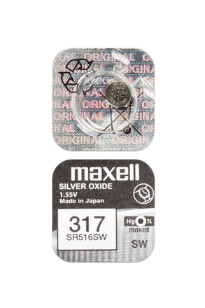 MAXELL SR516SW   317  (0%Hg), упак. 10 шт