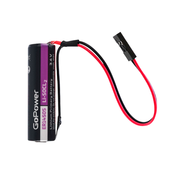 Batareyka_GoPower_ER14505_PC1_Li_SOCl2_3_6V_2600mAh_s_konnektorom_2_54mm_Dupont