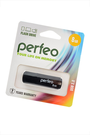 PERFEO PF-C05B008 USB 8GB черный BL1