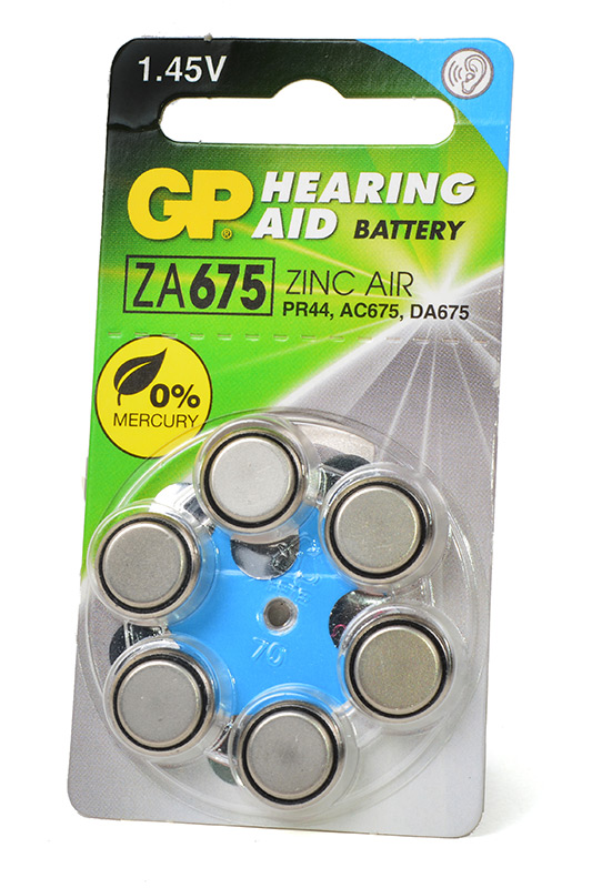 GP Hearing Aid ZA675F-D6 ZA675 BL6