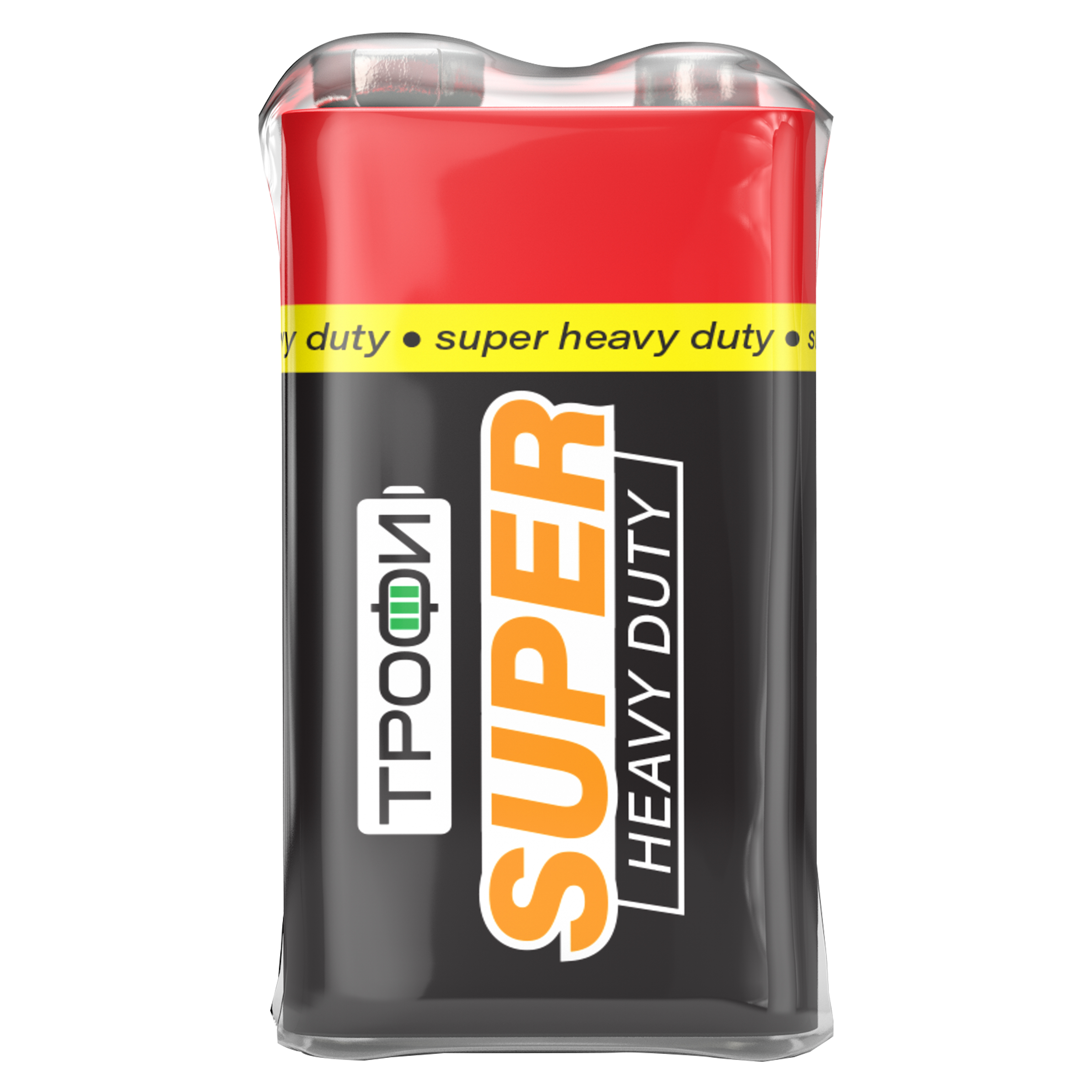 Батарейки Трофи 6F22-1S SUPER HEAVY DUTY Zinc (10/500/18000)