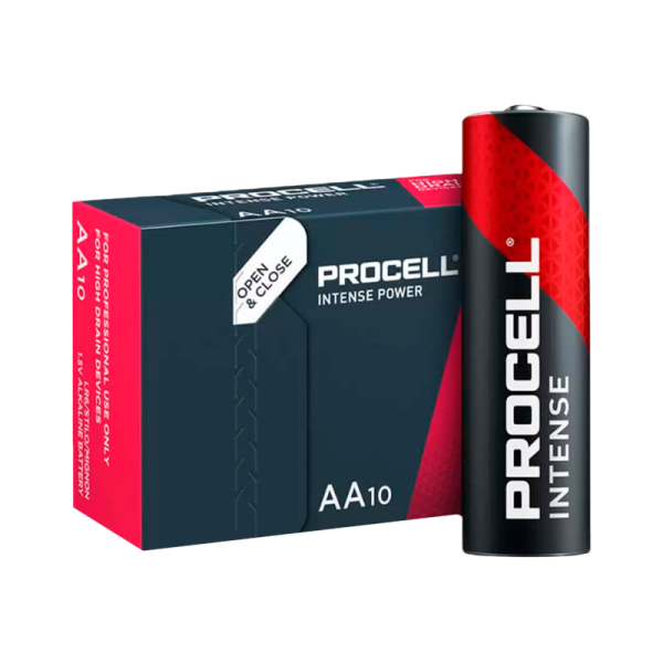 Батарейки Duracell PROCELL INTENSE LR06 АА пальчиковые 10BL (блистер 10шт)