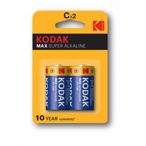 Батарейки Kodak LR20-2BL MAX SUPER Alkaline [KD-2] (20/100/3200)