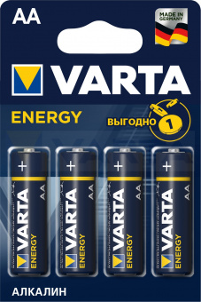 Батарейки VARTA ENERGY AA бл. 4 (рус.)