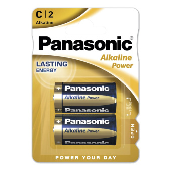 Panasonic Alkaline Power LR14APB/2BP LR14 BL2