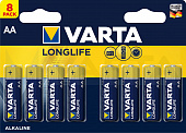 Батарейки VARTA LONGLIFE AA бл. 8