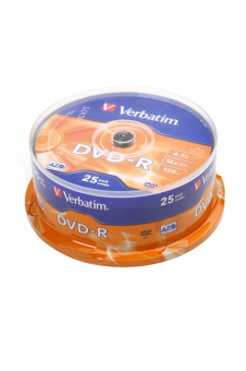 Verbatim 43522 DVD-R 4.7 GB 16x CB/25
